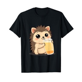 A cute hedgehog likes lemonade T-Shirt