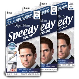 103 Dark Brown Bigen Men's Speedy - 3 Pack