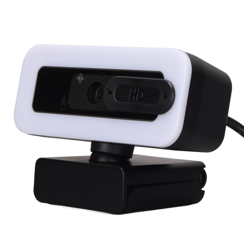 Webcam 2K USB Adjustable Brightness Auto Focusing Inbuilt Mic Plug