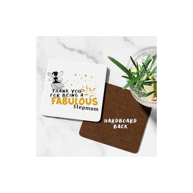 Fabulous Step-Mom Coaster Cute Stepmom Gifts