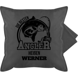Cushion Cover – Fishing – Fishing Gift – 50 x 50 cm – Grey – Fishing Cushion Fishing Carp Cushion Cotton Fish Fishing Pillow Fishing Accessories Carp Fisherman Name Fishing Fan Hot Gifts