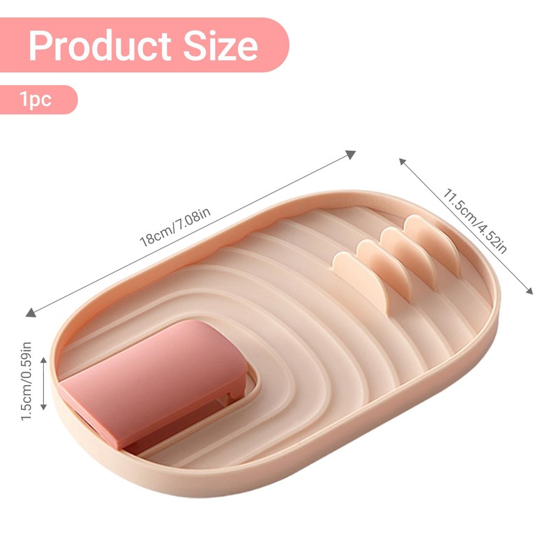 Zerquell Pot Lid Holder, Cooking Spoon Holder, Multifunctional Kitchen Utensil