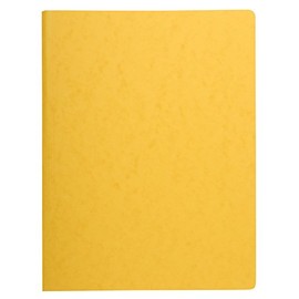 Exacompta 240135E Spiral File Spring Mechanism Manila Cardboard DIN A4 Capacity up to 300 Sheets 425 g Yellow