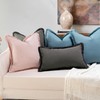 ZWJD Pillow Covers 18x18 Set of 2 Dusty Pink Throw