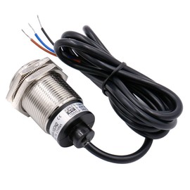 Heschen M30 Inductive Proximity Sensor Switch PR30-10DN2 Cylindrical Type Detector 10mm DC12-24V 3-Wire NPN NC(Normally Closed) CE