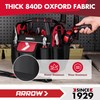 ARROW 12" Tool Tote with Waterproof Hard Base, Electrician Tool