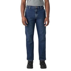 Dickies Men's Flex Relaxed Fit Carpenter Jeans, Medium Denim Wash, 30W x 32L