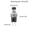 sourcing map 10 Pcs 1A 250V AC 7mm Mini Momentary