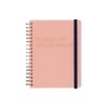 【DELFONICS】Rollbahn Free Diary Clear L (Clear Pink)