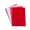 DJP 160gsm A4 Valentines Coloured Assorted Card Crafts Pack -