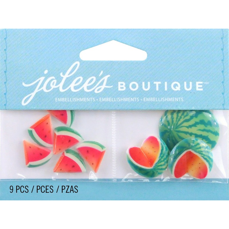 Jolee's Boutique Scrapbooking Embellishment, Watermelon Slices