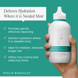 Philip Kingsley Moisture Balancing Shampoo and Conditioner Set for Dry, Oily, Combination Hair, Hydrating Hair Products Moisturizing, Hydrates Smoothes Adds Shine