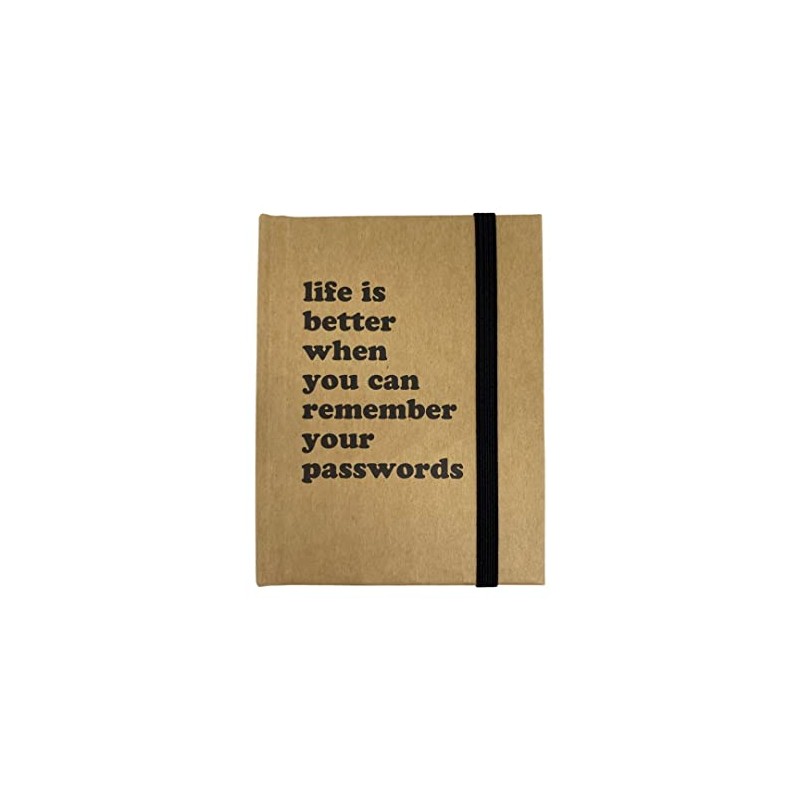 Password Book 'Life is Better When You Can Remember Your