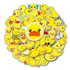 50PCS Yellow Duck Stickers Animal Aesthetic Stickers Set Duck Vinyl