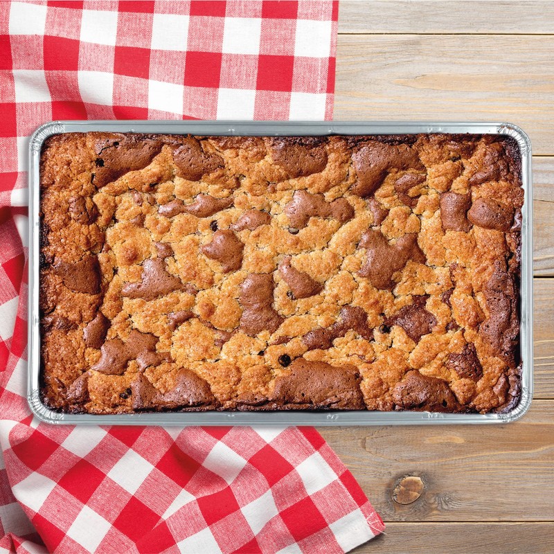 ebake Aluminium Foil Trays - 10 Pack Disposable Foil Containers
