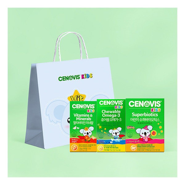 Cenovis Kids Three Musketeers (Omega 3 + Multivitamins + Superbiotics) / 세노비스  키즈 삼총사 (오메가3+멀티비타민+수퍼바이오틱스)