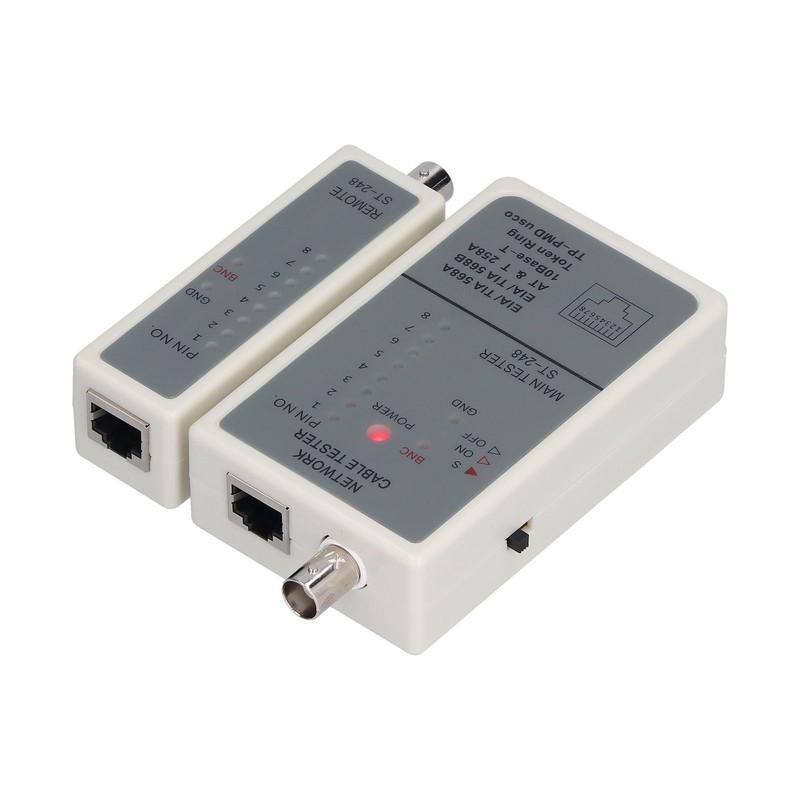 248 Cable Tester Automatic Scanning RJ45 RJ12 RJ11 Network Wires
