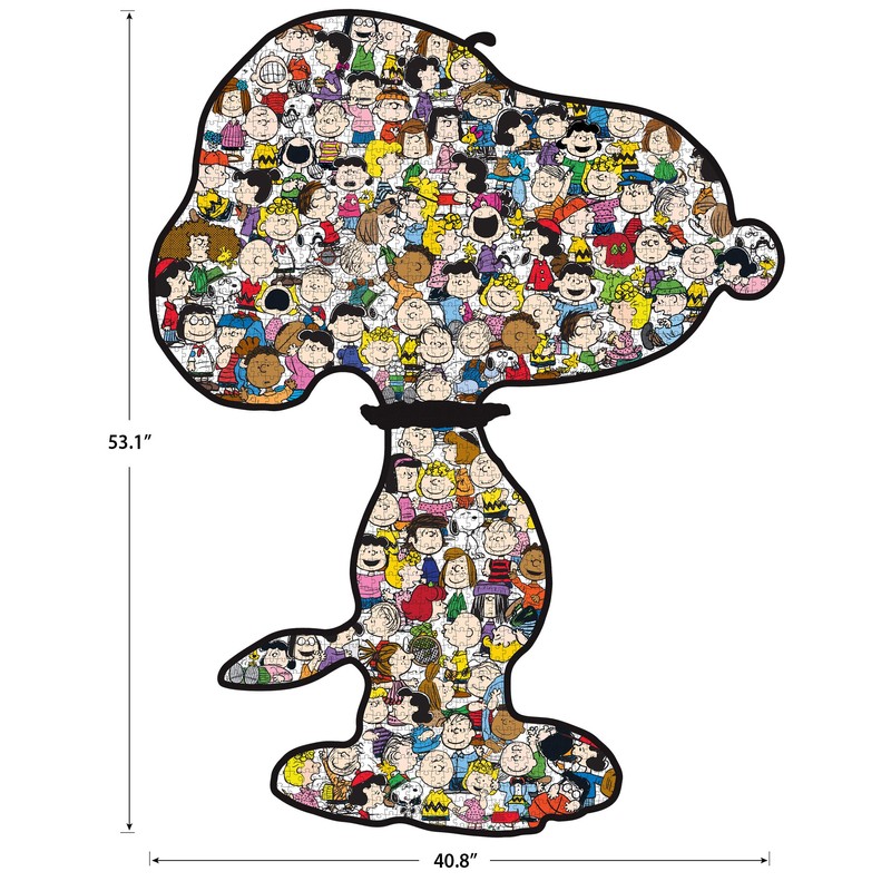 RoseArt - Peanuts Charlie Brown - World Largest Shaped Puzzle