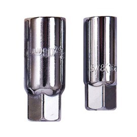 Mr. Gadget's Solutions 4PC T BAR Spark Plug Wrench Set Chrome Spark Plug Removal 16mm 18mm & 21mm Tool Wrench Non-Slip Grip T-Handle T-Bar Flexible Spanner Socket