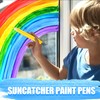 Supkiir 72Pcs Suncatcher Paint Pens Bulk, 10ml 24 Colors DIY