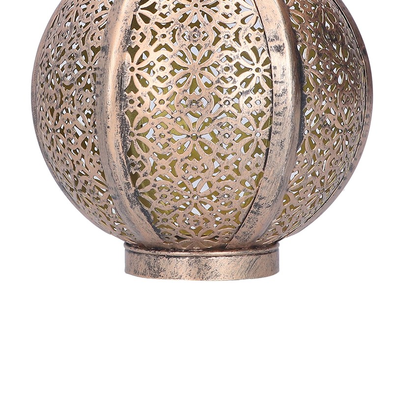 Solar Hollow Light Waterproof Retro Style Solar Landscape Hollow Lantern