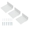 3PCS Clear Acrylic Display Rack Wall Mounted Floating Shelf for
