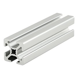 8020, 1010, 10 Series 1 Inch x 1 Inch T-Slotted Aluminum Extrusion DIY Extruded Linear Slot Bar Rail 80/20 (Smooth, Clear Anodize, 18" Long)