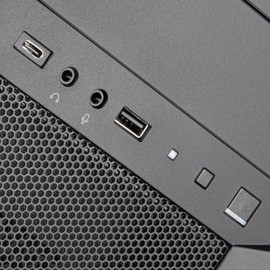 SilverStone Technology FARA 313 Compact Micro-ATX Tower Chassis with Excellent Drive Compatibility and Type-C Port, SST-FA313-B-C