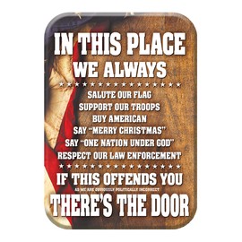 Desperate Enterprises In This Place Refrigerator Magnet, 2" x 3"