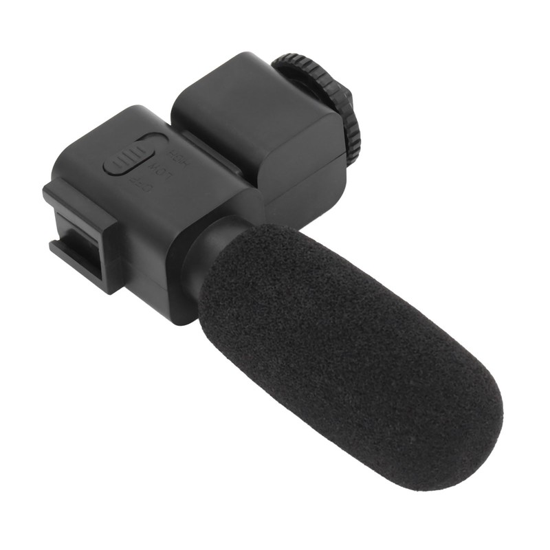 Video Recording Microphone Wide Range Frequency Shock Absorbing Stereo Interview