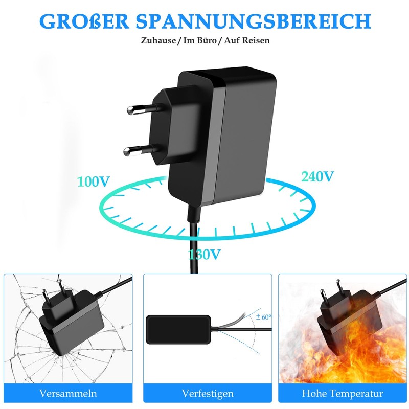 Charger for Bosch EasyDrill 12 Cordless Screwdriver, Replace the Original