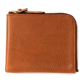 Ikeno Hatagin Kawaten OT-WL007 Italian Shrink Leather L-Shaped Zipper Wallet [Made in Japan] Coin Purse Wallet Wallet Coin Case Men Women Small Leather Genuine Leather Ikenohata Silver Leather Shop