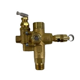 Replacement For Ingersoll Rand 56288756, 1/2" Inverted Flare Top Inlet X 1/2" MNPT Outlet, Combo Unloader Pilot Check Valve with Safety Release Valve, 6.5HP Max Gas Air Compressors 110-135 PSI