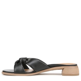 VIONIC Women's Mabel Slide Sandal, Black TMB Leather, 6