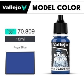 Model Color 060 Royal Blue (18ml) Vallejo Acrylic Paint Painting Diorama Figure Plastic Model Gundam Accessories / 모델컬러 060 Royal Blue (18ml) 바예호 아크릴 도료 도색 디오라마 피큐어 프라모델 건담 용품