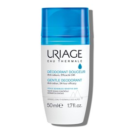 URIAGE Desodorante sin aluminio 24 horas 1.7 onzas líquidas | Suave protección enrollable para el exceso de sudor de axilas | Hombres y mujeres | Combate el olor y proporciona una sensación fresca y
