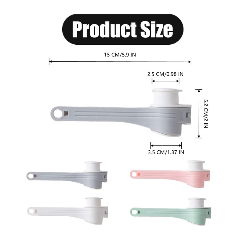 FJYXCHENXM Food Storage Sealing Clips with Pour Spouts, 4 PCS