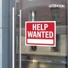 Help Wanted Signs 12x9, Plastic Signs for Businesses Now Hiring,