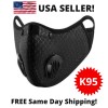 Activated Carbon Air Purifying Face Mask USA Reusable Filter Haze