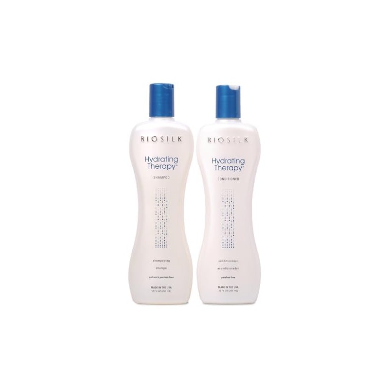 Biosilk Hydrate Therapy Shampoo and Conditioner, 2 Count