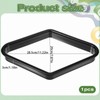 Zelphvt Black Billiards 9 Ball Pool Table Triangle Rack 9-Ball