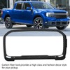 Dashboard Panel Decorative Trim Carbon Fiber Look Easy Clean Replacement