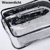 MORICOH Transparent Toiletry Bag with Travel Bottle Set, 14 Pieces