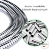 Schläfer 802590 Flexible Universal Stainless Steel Shower Hose with Universal