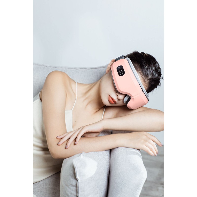 TLINNA Eye Massager with Airbag Kneading,Constant Temperature Hot Compress, Multi-Frequency