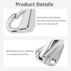 PNXKTXO 4 Pcs Boat Fender Hooks 316 Stainless Steel Spring