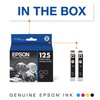 Epson T125120-D2 DURABrite Ultra Black Dual Pack Standard Capacity Cartridge
