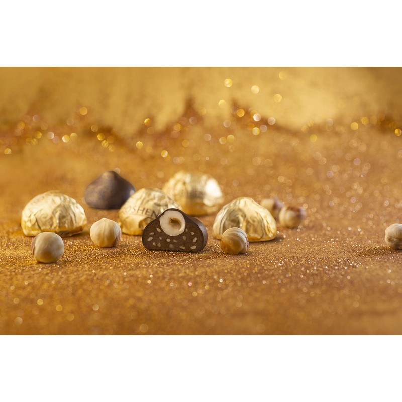 Roshen Kiev Vecherniy Chocolate Candy with Chopped and Hazelnuts Coating,