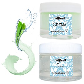 Aloe Vera Gel y Crema Orgánico Facial Sábila 100% Natural Hidratante Hombre y Mujer Nutre y Repara la Piel