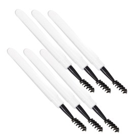 DOITOOL 6pcs Eyelash Brush with Lid Portable Eyebrow Mascara Applicator Lightweight Makeup Tool for Women Versatile Eyelash Brow Care Safe Material